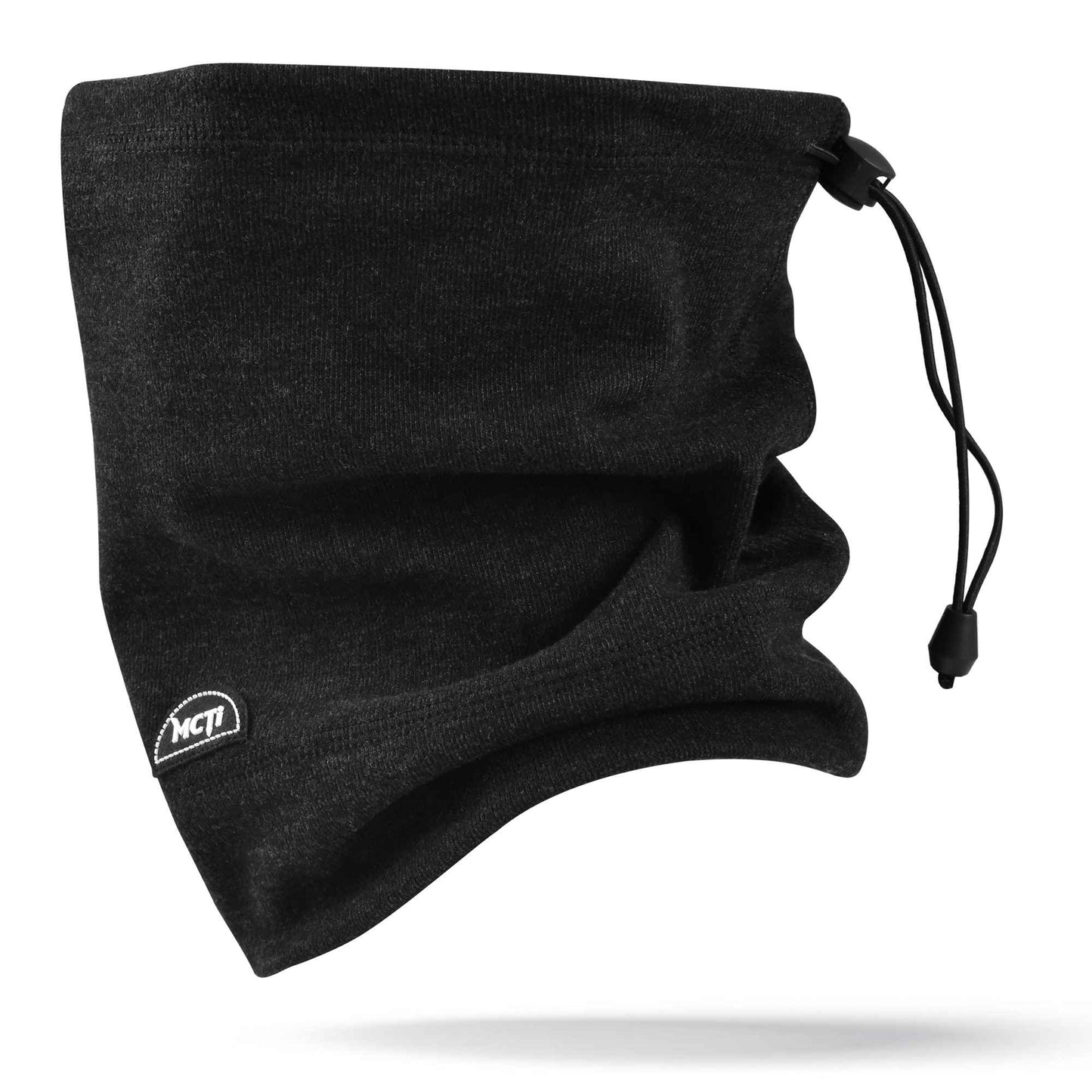 MCTi Soft Neck Warmer - Adjustable Fleece Scarf and Beanie Hat for Winter Sports MCTi