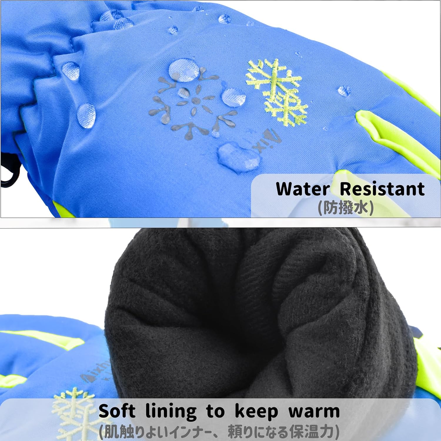 Marsnow Kids Children Ski Gloves Winter Snow Gloves Waterproof Winter Warm Glove for Snowboarding, Sledding Marsnow