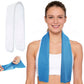 TopAcsy Dual-Action Cooling Neck Wraps, 37”x12” Cooling Towel + 220g Gel Sheet, Neck Coolers for Hot Weather, Ice Pack, Washable Gym Towel TopAcsy