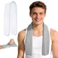 TopAcsy Dual-Action Cooling Neck Wraps, 37”x12” Cooling Towel + 220g Gel Sheet, Neck Coolers for Hot Weather, Ice Pack, Washable Gym Towel TopAcsy