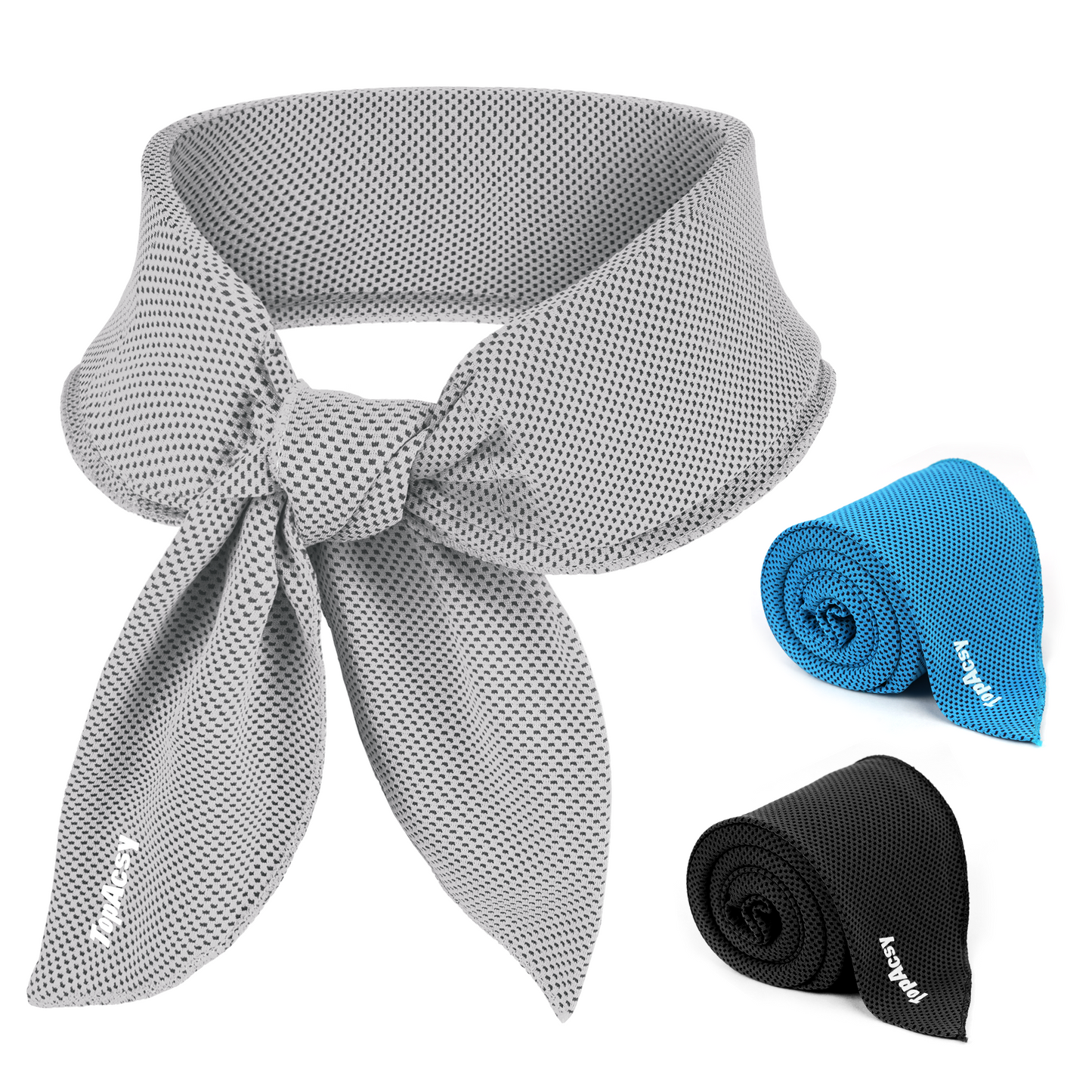 TopAcsy New Upgraded Cooling Neck Wraps, Neck Coolers for Hot Weather, Leak-Proof Cooling Gel, 360° Full-Wrap, Cool Relief - Head, Neck, Wrists TopAcsy