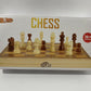 Botack Wooden Chess Sets for Adults with Folding Chess Board & Wood Chess Pieces | Travel & Portable Table Games for Fun Family Game Night Botack