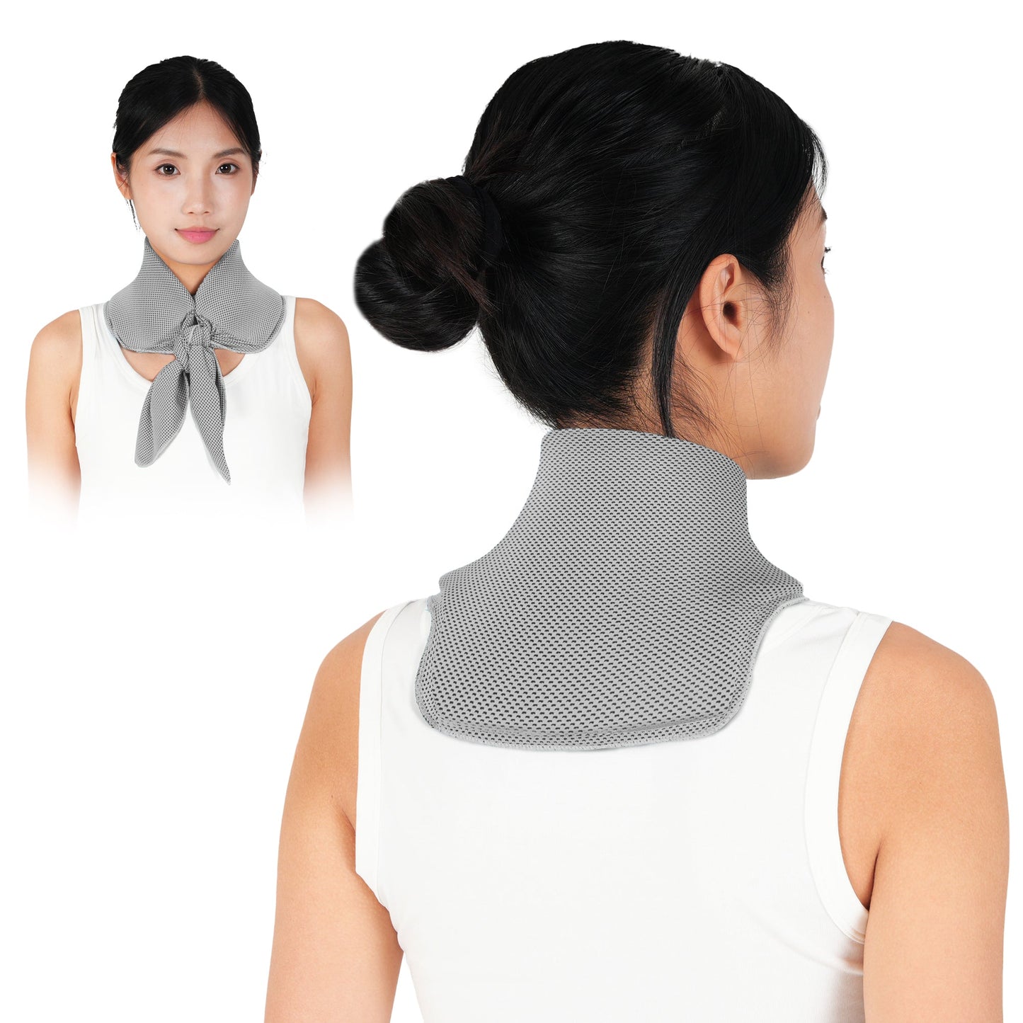 TopAcsy Cooling Neck Wraps, Widened Neck Ice Pack Gel for Hot Weather Reusable Long-Lasting Cold Pack for Neck Shoulders TopAcsy