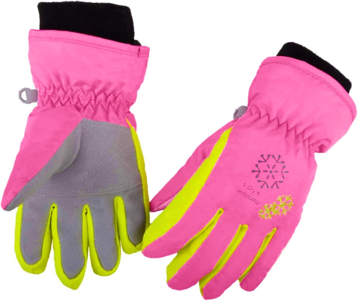 Marsnow Kids Children Ski Gloves Winter Snow Gloves Waterproof Winter Warm Glove for Snowboarding, Sledding Marsnow