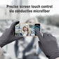 MCTi Lightweight Gloves Liners for Men Women, Touch Screen Gloves with Conductive Microfiber, Palm Silicone, for Running Driving Hiking
