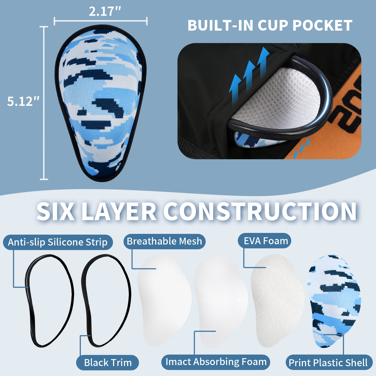 Soared Youth Baseball Cup Ages 7-12 Non-Moving Boys Cups for Sports Soft Foam Protective Athletic Cup for Martial Arts Baseball Football Lacrosse Hockey SOARED