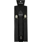 Topacsy Solid Color Mens Suspender with 3 Strong Clips Adjustable Braces Topacsy