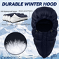 Botack Winter Warm Trapper Hat,Windproof Down Hood for Cold Weather,Ultralight Down Hat for Camping,Hiking,Sleeping Bag