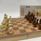Botack Wooden Chess Sets for Adults with Folding Chess Board & Wood Chess Pieces | Travel & Portable Table Games for Fun Family Game Night Botack