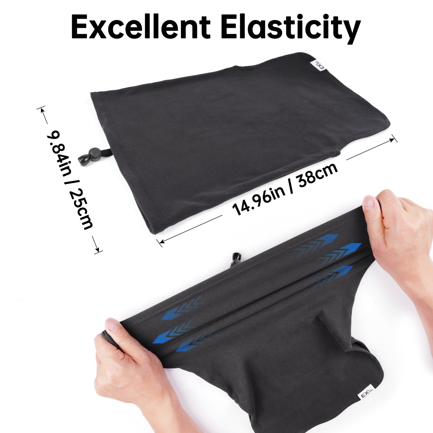 EXSKI Winter Neck Gaiter and Face Cover for Outdoor Activities