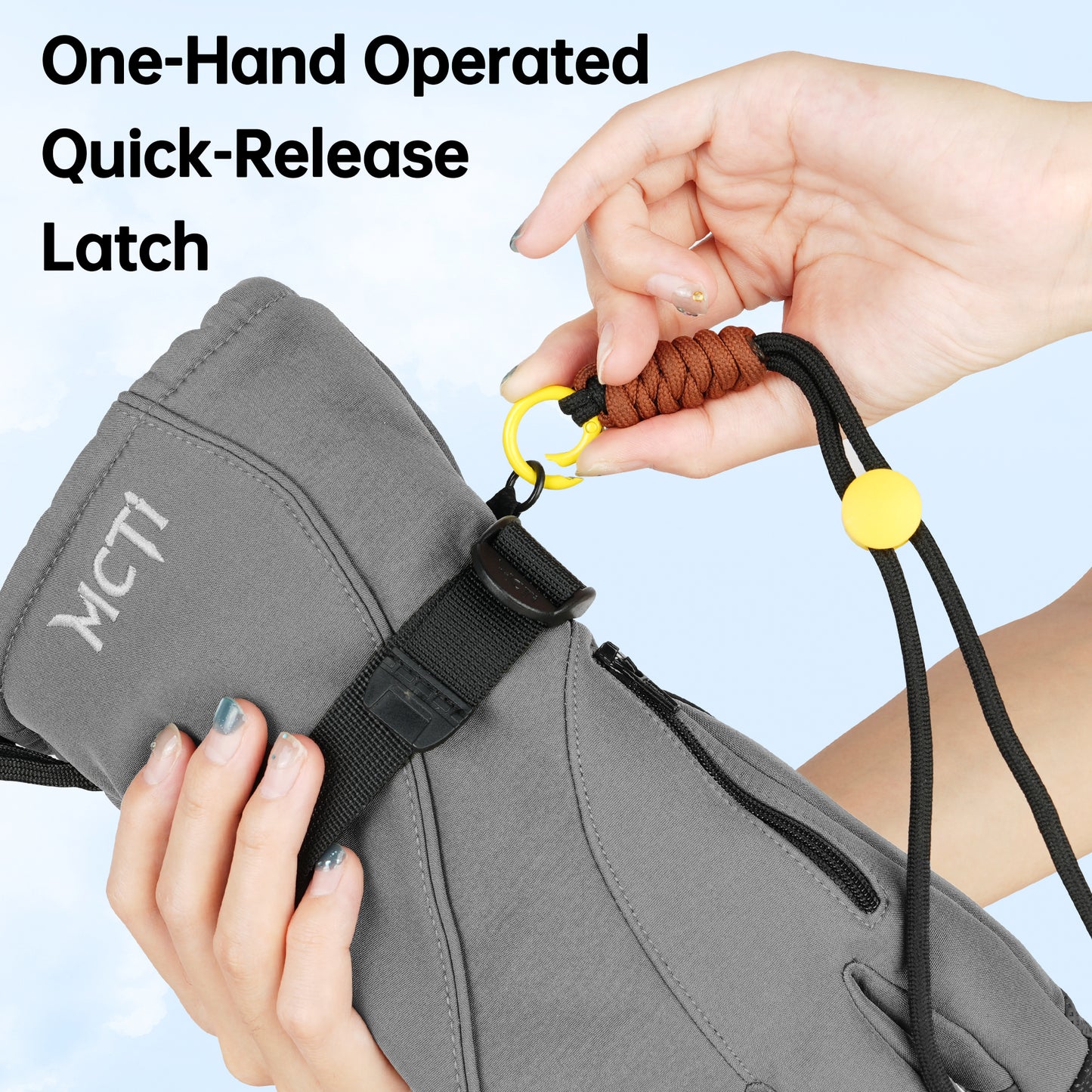 MCTi Adjustable Hand-Braided Wrist Strap Lanyard