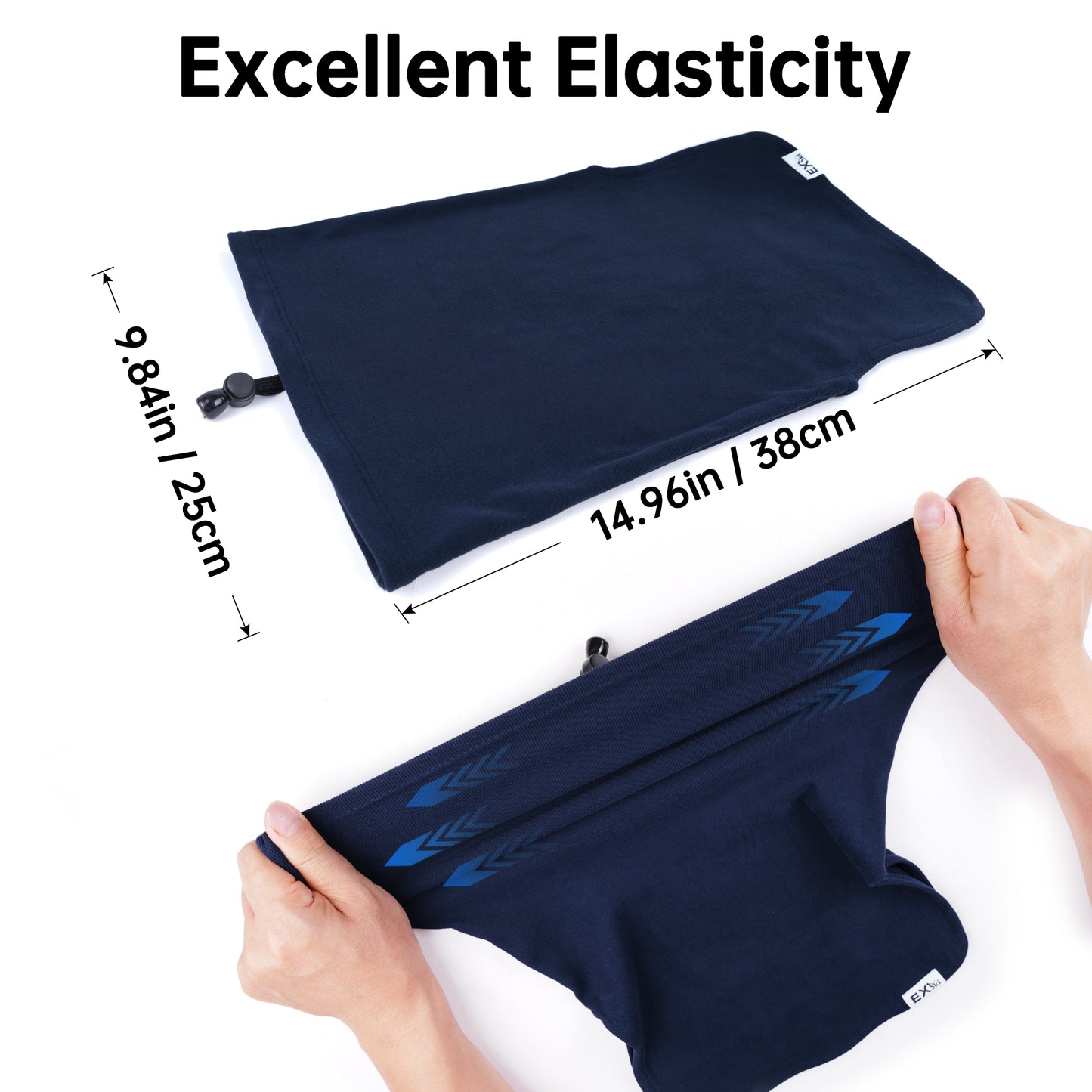 EXSKI Winter Neck Gaiter and Face Cover for Outdoor Activities