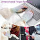 MCTi Winter Gloves for Women, Fingerless Mittens Knitted, Typing Gloves with Long Wrist Cuff, Warm for Cold Weather