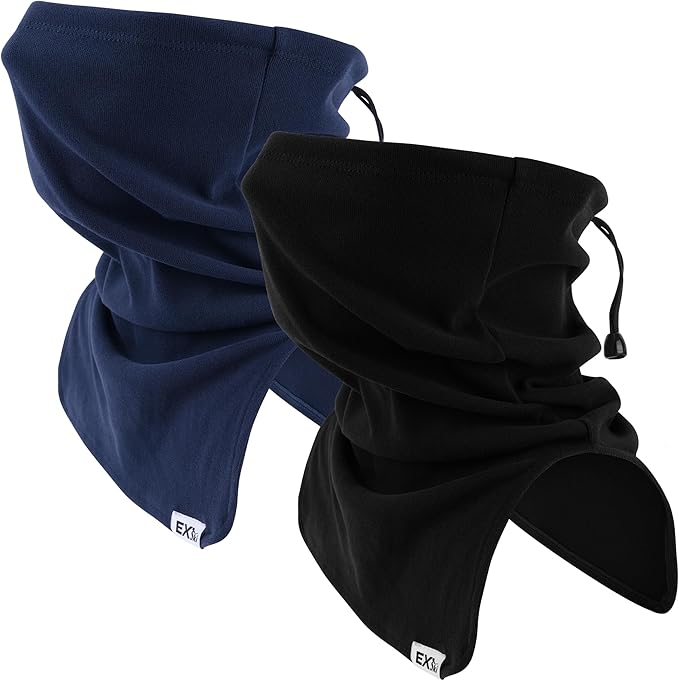 EXSKI Winter Neck Gaiter and Face Cover for Outdoor Activities