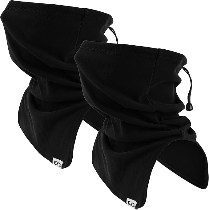 EXSKI Winter Neck Gaiter and Face Cover for Outdoor Activities