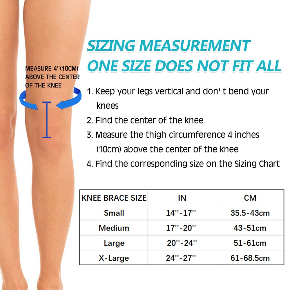 BOTACK Knee Brace with Side Stabilizers for Meniscus Tear Knee Pain ACL MCL Injury Recovery Adjustable Knee Support Men and Women Botack