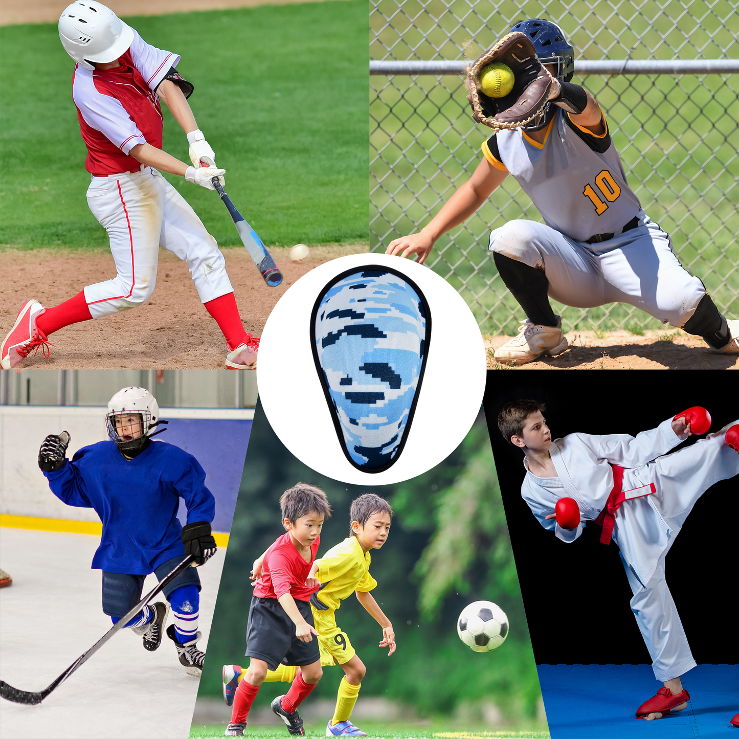 Soared Youth Baseball Cup Ages 7-12 Non-Moving Boys Cups for Sports Soft Foam Protective Athletic Cup for Martial Arts Baseball Football Lacrosse Hockey SOARED