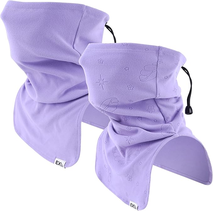 EXSKI Winter Neck Gaiter and Face Cover for Outdoor Activities