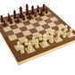 Botack Wooden Chess Sets for Adults with Folding Chess Board & Wood Chess Pieces | Travel & Portable Table Games for Fun Family Game Night EXSKI