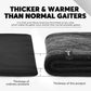 Botack Neck Warmer Gaiter Fleece Knitted Double Layer Winter Neck Scarf 3 in 1 Beanie Hat Mens Women for Skiing Botack