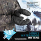 EXski Unisex 3M Insulated Microfiber Knit Cuff Mitt for Everyday Winter Wear and Alpine Skiing EXSKI