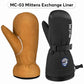 MCTi Unisex Kids Sherpa Fleece Ski Glove Liner |  Winter Inner Gloves EXSKI