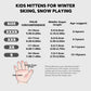 MCTi Unisex Kids Sherpa Fleece Ski Glove Liner |  Winter Inner Gloves EXSKI