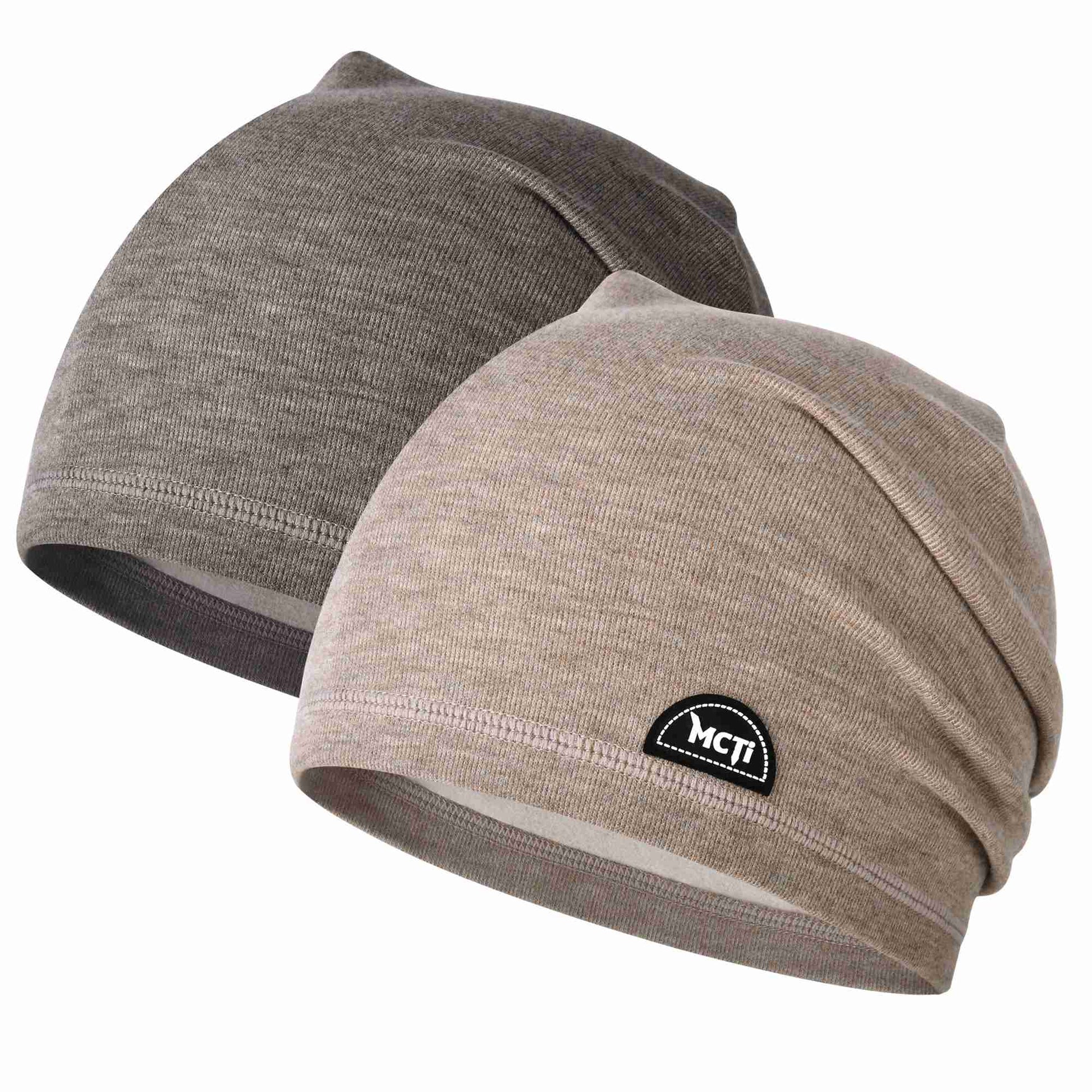 MCTi Slouchy Beanie for Men Women, Winter Warm Stretchy Skull Cap Hat Lightweight for Running Cycling MCTi