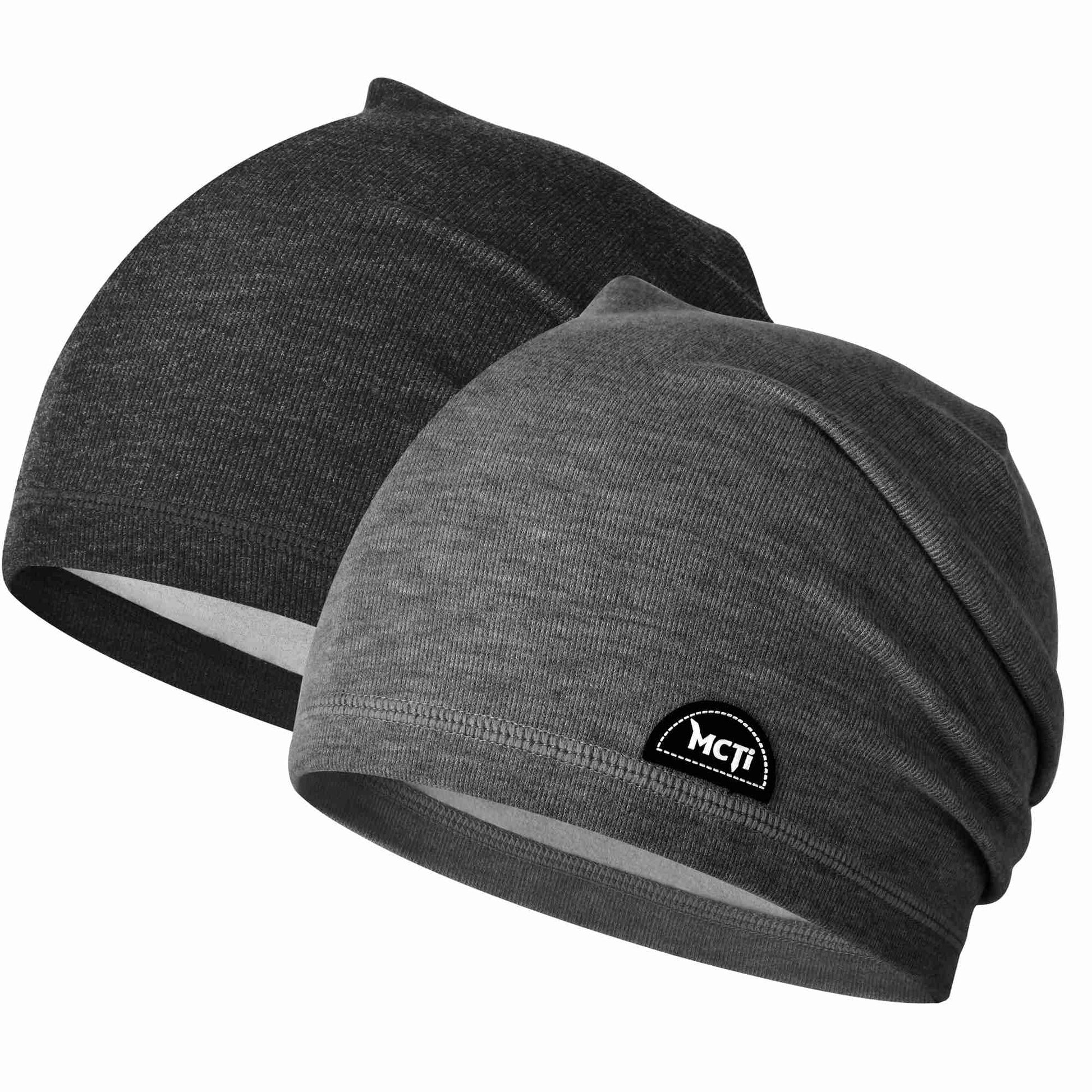 MCTi Slouchy Beanie for Men Women, Winter Warm Stretchy Skull Cap Hat Lightweight for Running Cycling MCTi