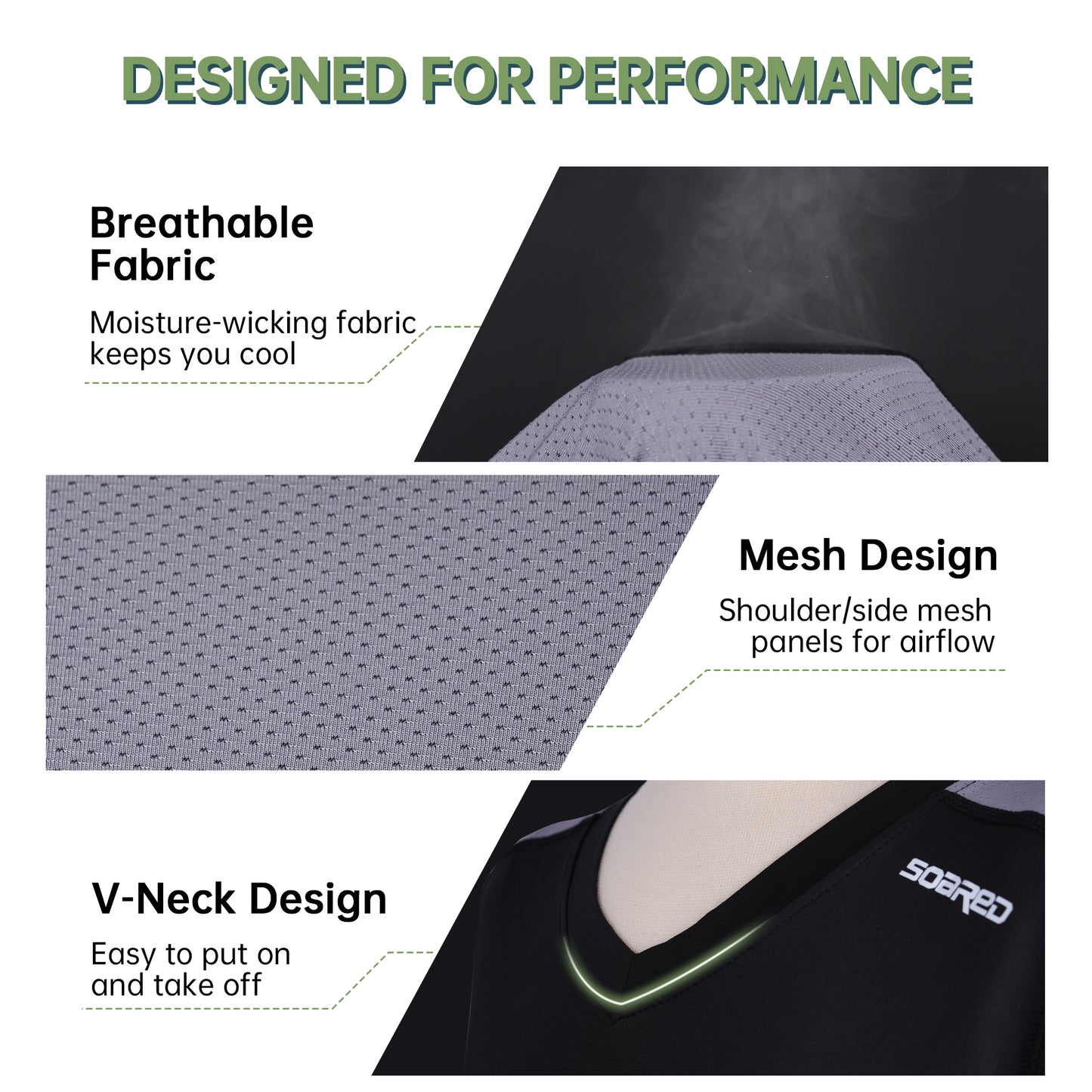 SOARED Youth Padded Baseball Chest Protector Shirt