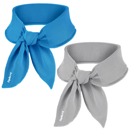 2-Pack New Upgraded Cooling Neck Wraps, Neck Coolers for Hot Weather, Leak-Proof Cooling Gel, 360° Full-Wrap, Cool Relief - Head, Neck, Wrists EXSKI