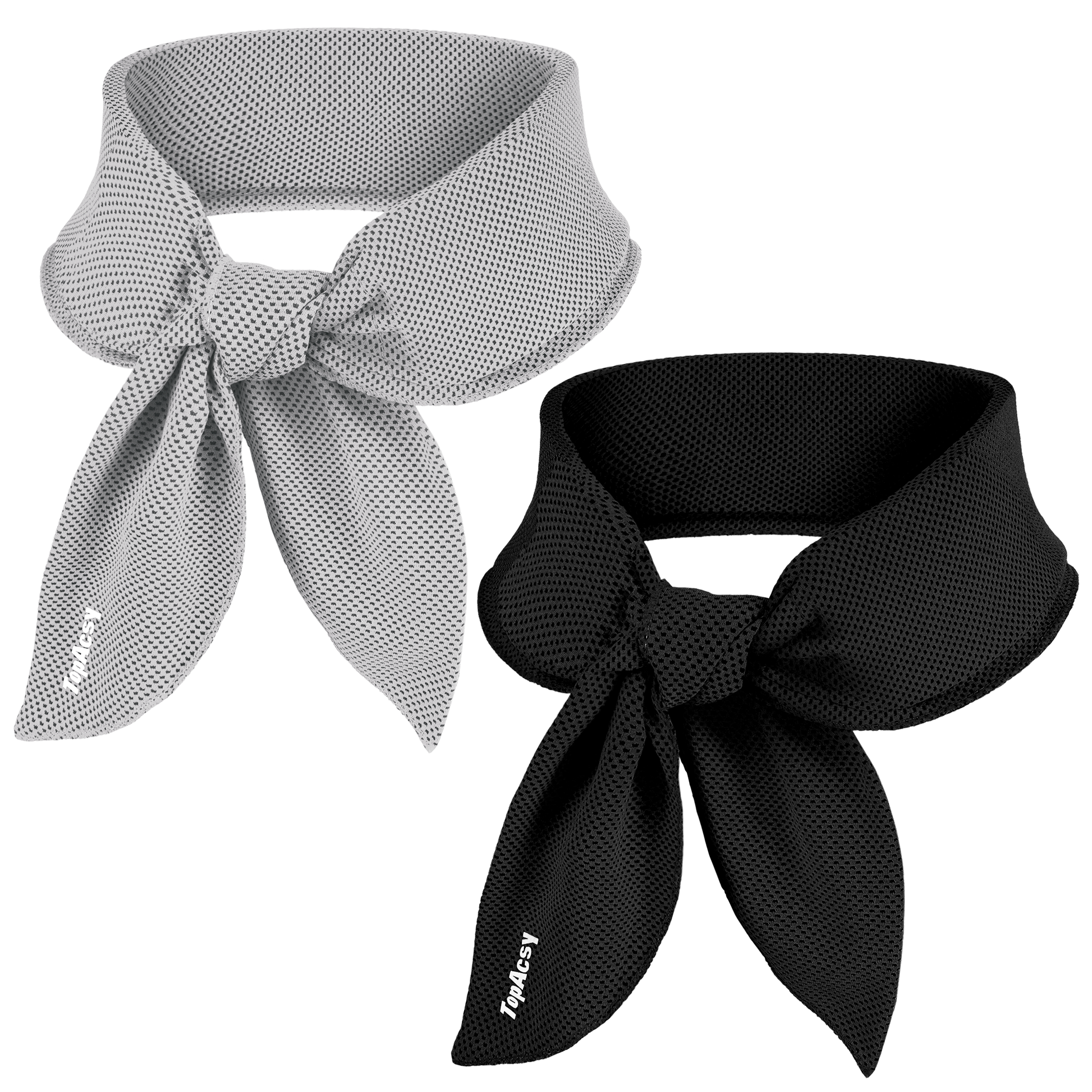2-Pack New Upgraded Cooling Neck Wraps, Neck Coolers for Hot Weather, Leak-Proof Cooling Gel, 360° Full-Wrap, Cool Relief - Head, Neck, Wrists EXSKI