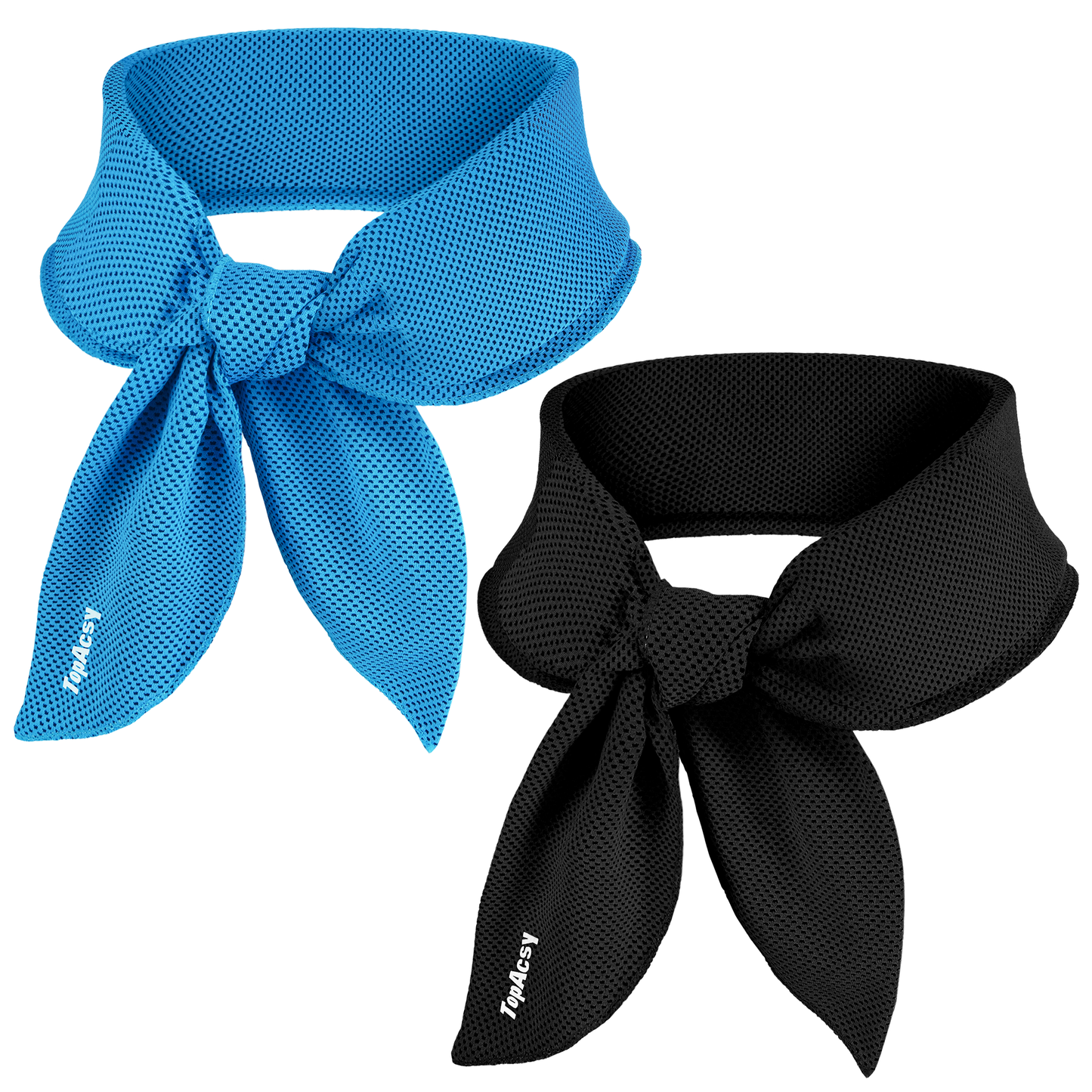 2-Pack New Upgraded Cooling Neck Wraps, Neck Coolers for Hot Weather, Leak-Proof Cooling Gel, 360° Full-Wrap, Cool Relief - Head, Neck, Wrists EXSKI