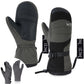 MCTi 2-in-1 Ski Gloves and Fleece Liners - 2 Pairs