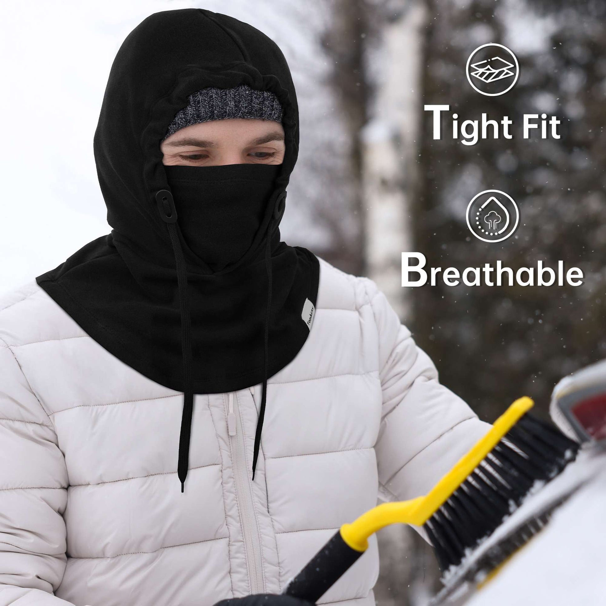 TopAcsy Ski Balaclava - Warm, Windproof Fleece Face Mask & Neck Warmer for Men & Women TopAcsy