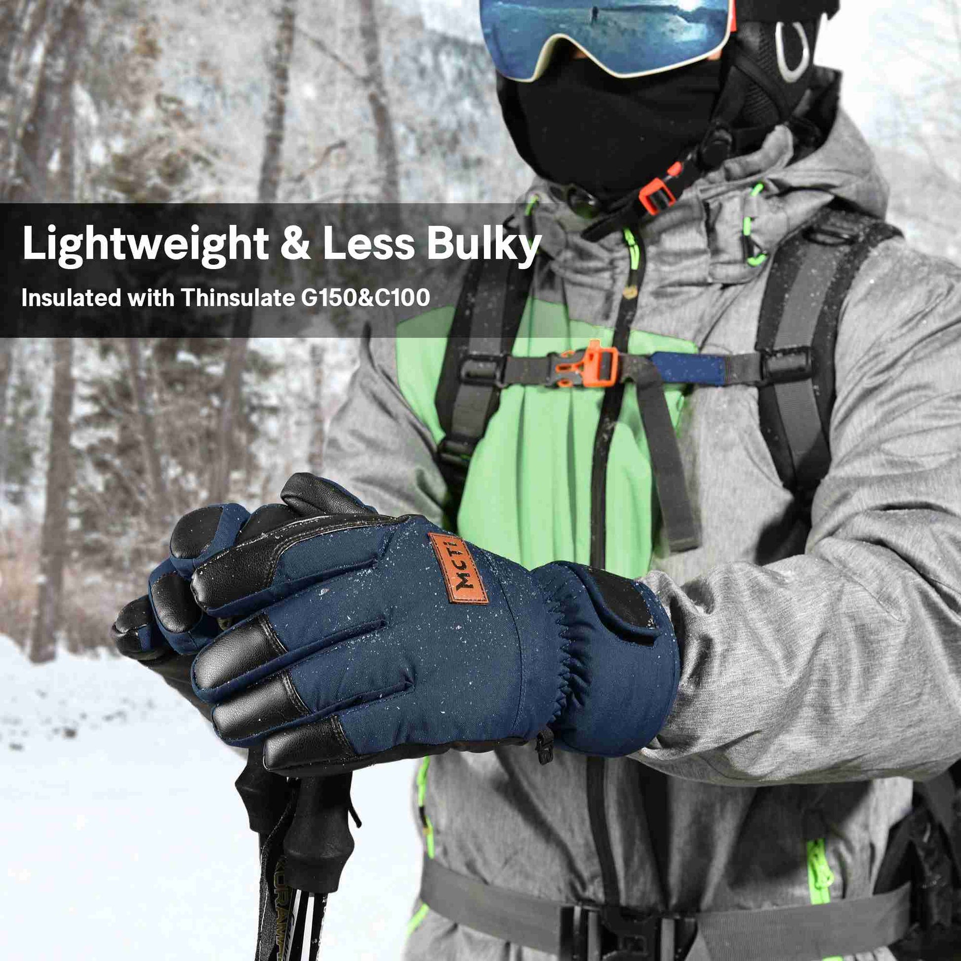 MCTI Lightweight & Warm Men's Cold Weather Gloves MCTi