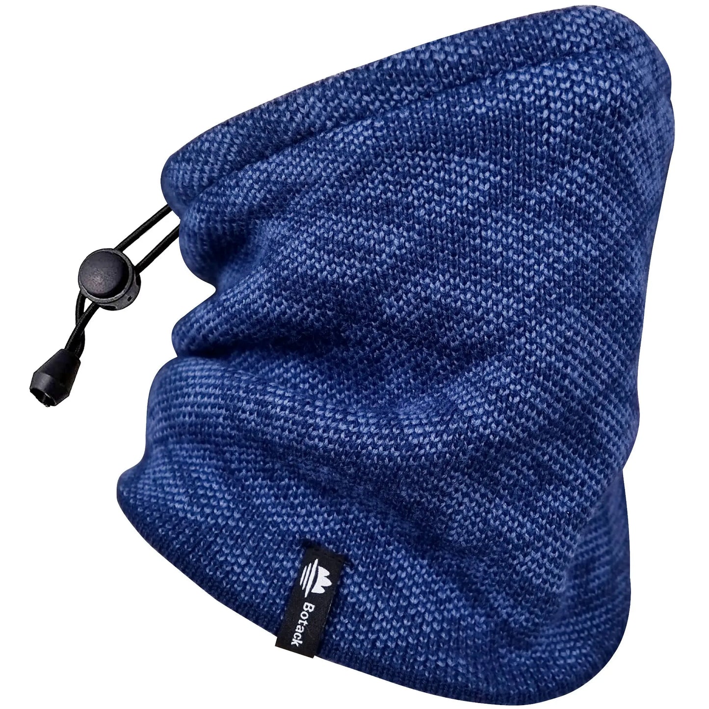 Botack Neck Warmer Gaiter Fleece Knitted Double Layer Winter Neck Scarf 3 in 1 Beanie Hat Mens Women for Skiing Botack
