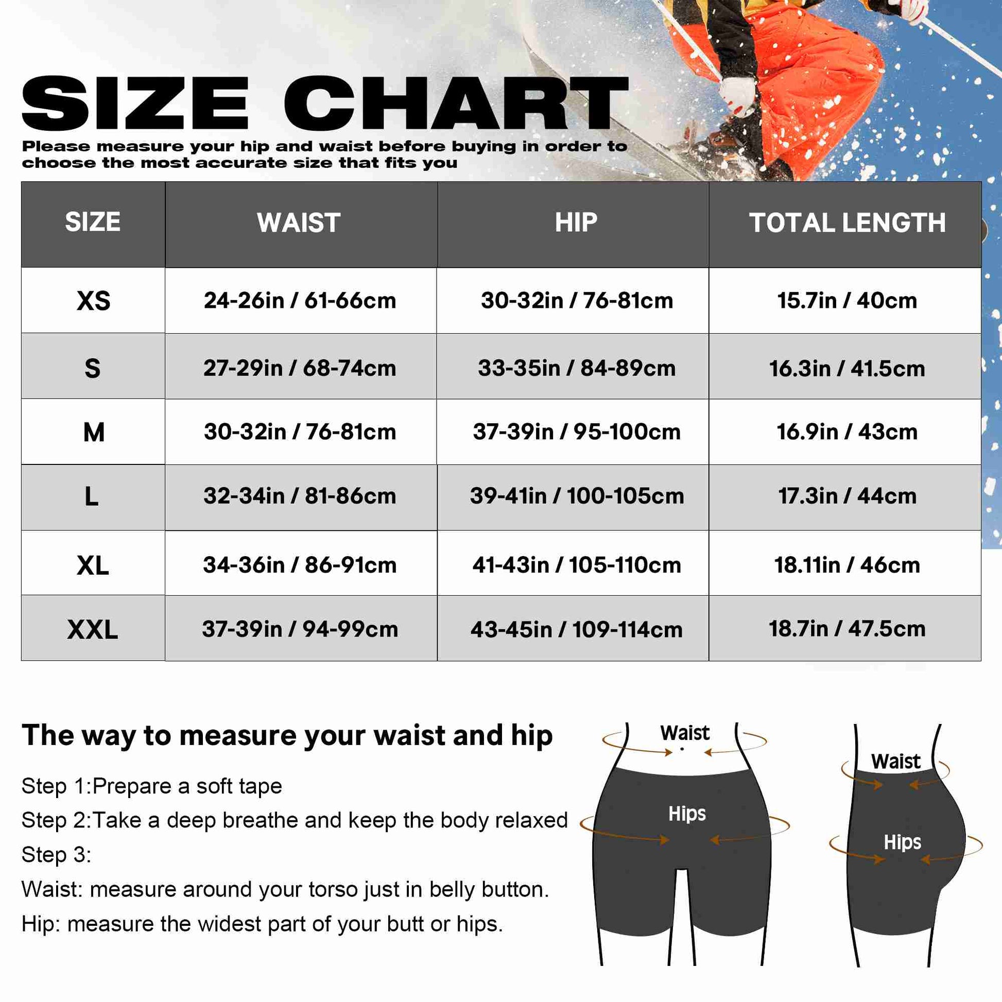 Soared 3D Protection Hip Butt XPE Padded Shorts for ski, ice Skating, Snowboarding, Skateboard for Men Women SOARED