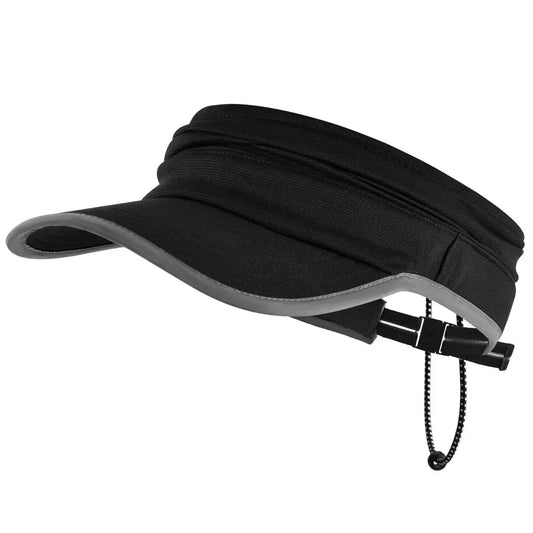 EXSKi Sports Sun Visor in Running Jogging Golf Hat for Men Women Adjustable Cap with Elastic String EXSKI