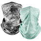 EXSki UV Neck Gaiter Mask, UPF 50 Bandana Balaclava Face Mask Breathable Cooling Sun Summer for Fishing Running 2 Packed EXSKI