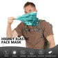 EXSki UV Neck Gaiter Mask, UPF 50 Bandana Balaclava Face Mask Breathable Cooling Sun Summer for Fishing Running 2 Packed EXSKI