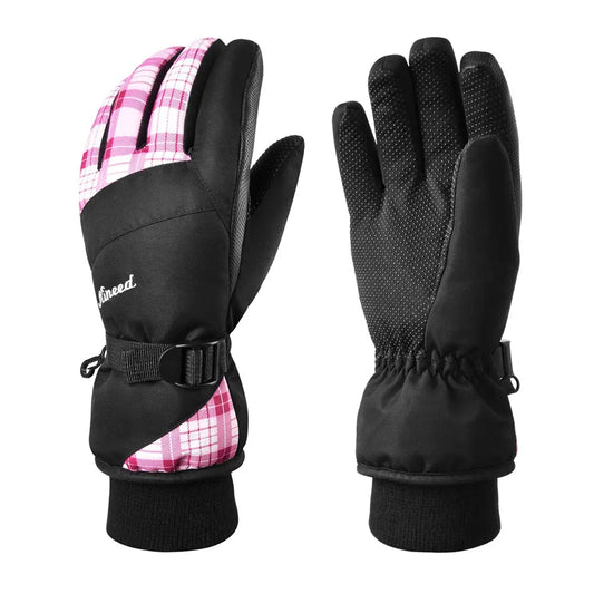 KINEED Waterproof Ski Gloves Touchscreen 3M Thinsulate Winter Warm Snow Gloves for Women Youth EXSKI