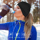 KPwarm Ponytail Beanie for Women, Winter Thermal Fleece Skull Cap Skiing Running Windproof Soft Hat KPwarm