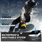MCTi Ski Mittens Leather Mitten Winter Cold Weather Waterproof Snow Mitt for Men MCTi