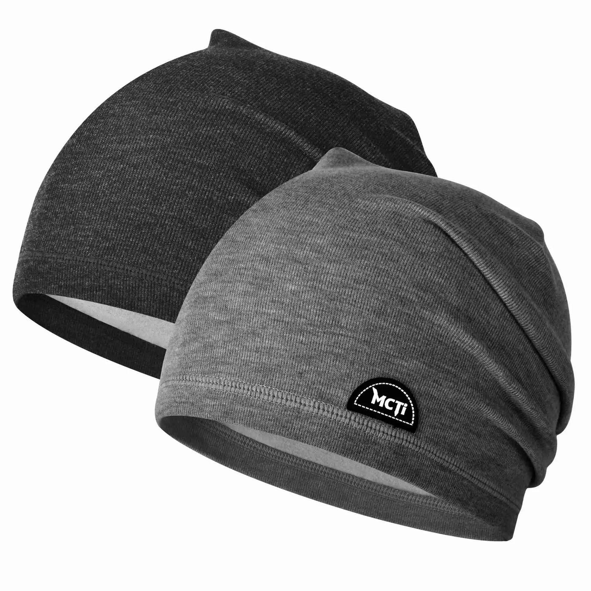 MCTi Slouchy Beanie for Men Women, Winter Warm Stretchy Skull Cap Hat Lightweight for Running Cycling MCTi