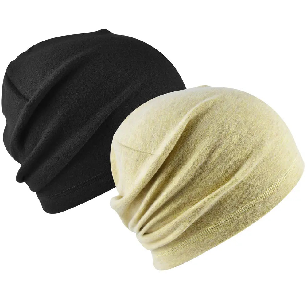 MCTi Slouchy Beanie for Men Women, Winter Warm Stretchy Skull Cap Hat Lightweight for Running Cycling MCTi
