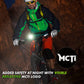MCTi Winter Gloves Touchscreen Warm Fleece Lining Goatskin Leather Palm for Men Women Running Cycling MCTi