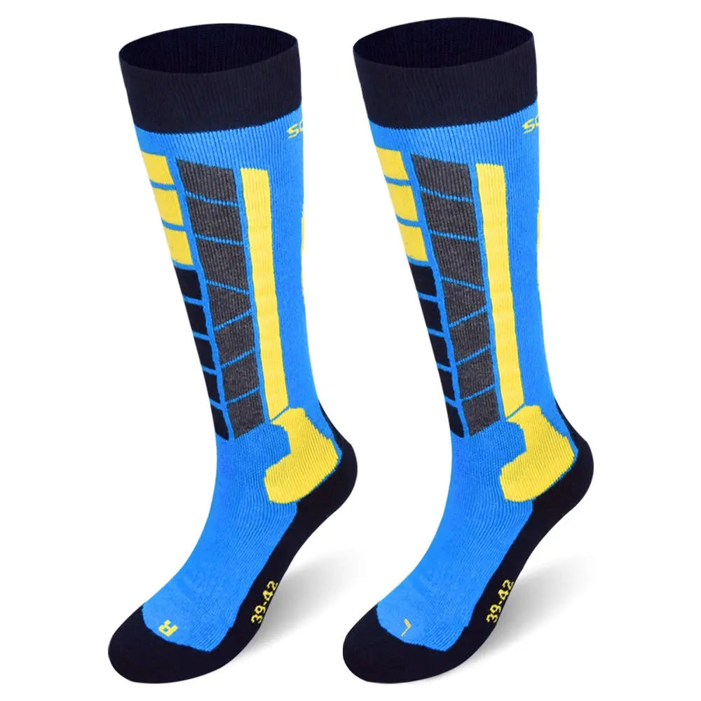Soared Winter Ski Socks Snowboard Snow Warm Knee Over the Calf OTC High Performance 2 Pairs for Kids Womens Mens SOARED