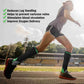 TopAcsy Compression Socks for Men Women, 15-20 mmHg Knee High Lightweight Running Cycling Sock TopAcsy