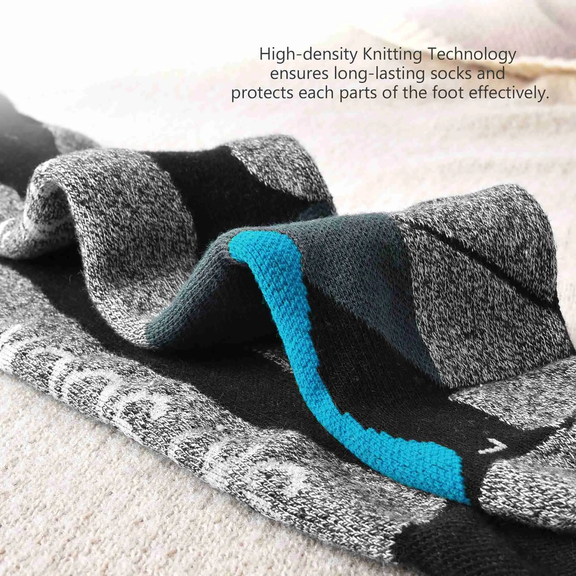 TopAcsy Ski Socks Winter Thermal Thermolite OTC Knee High Snowboard Socks for Men Women (1 Pair / 2 Pairs) TopAcsy